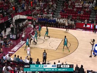 NBA夏季联赛 黄蜂VS尼克斯 20240714